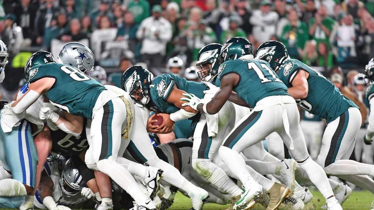 Officials issue warning to Commanders after multiple offsides vs. Eagles’ ‘Tush Push’ in NFC Championship