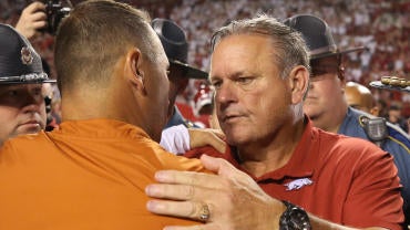 NCAA Football: Texas at Arkansas