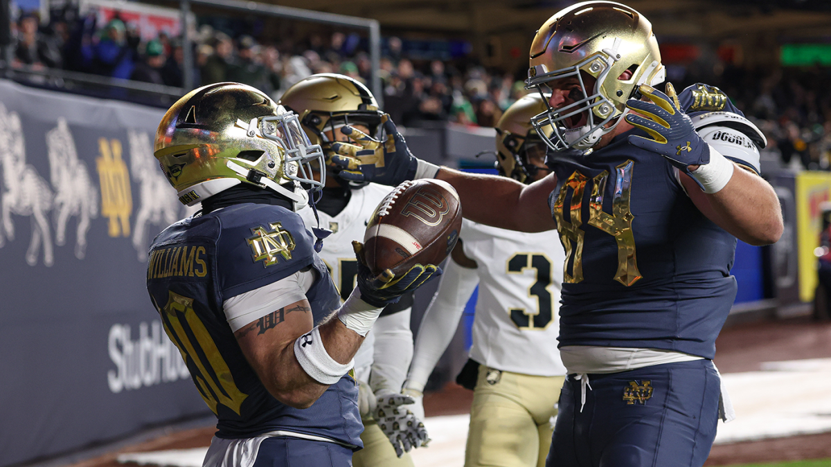 College Football Playoff Rankings prediction: Notre Dame joins top five, Boise State into top 10 amid shakeup