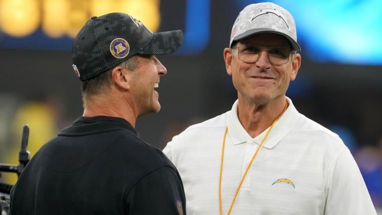 Harbaugh Bowl: Jim, John Harbaugh share messages to each other ahead of  Chargers and Ravens on Monday night - CBSSports.com