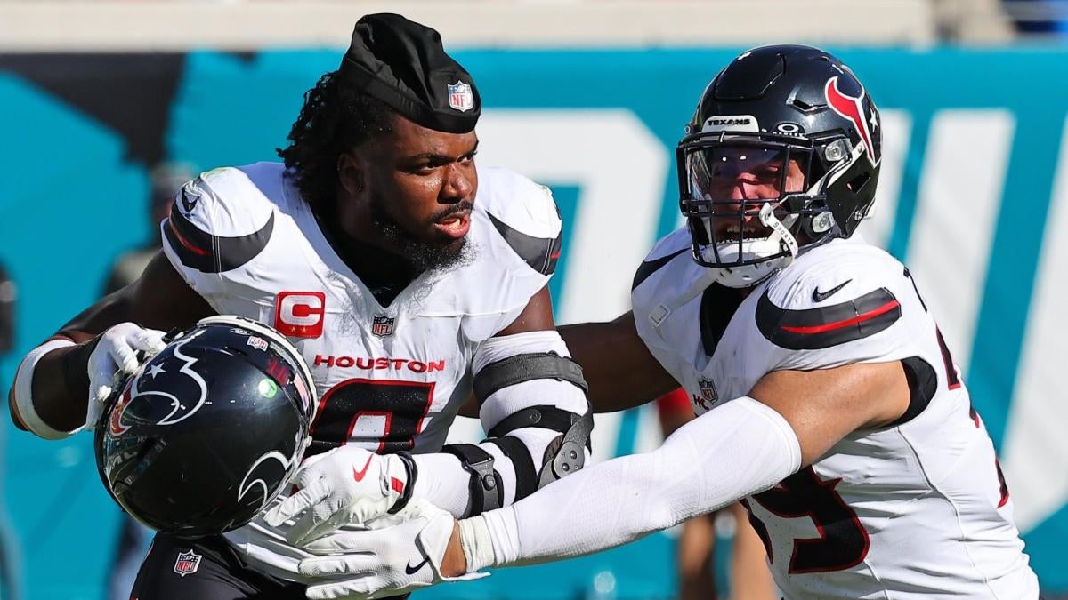 Texans' Azeez Al-Shaair offers apology after illegal hit on Jaguars' Trevor Lawrence - CBSSports.com