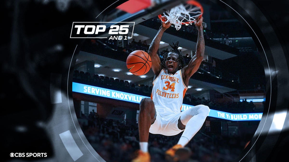 College basketball rankings: Tennessee jumps up to No. 1 in Top 25 And 1 after losses by Kansas, Auburn