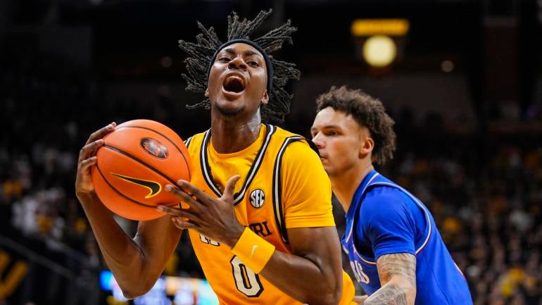 NCAA Basketball: Kansas at Missouri