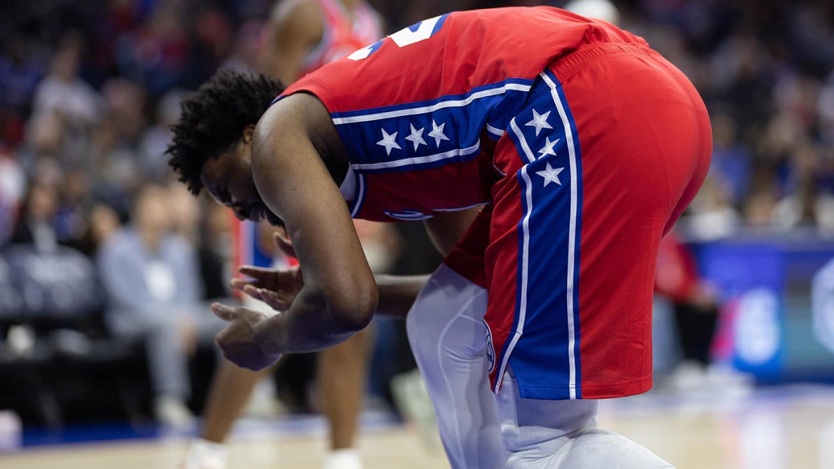 Joel Embiid exits loss to Pacers after hit to face as Sixers’ season from hell continues