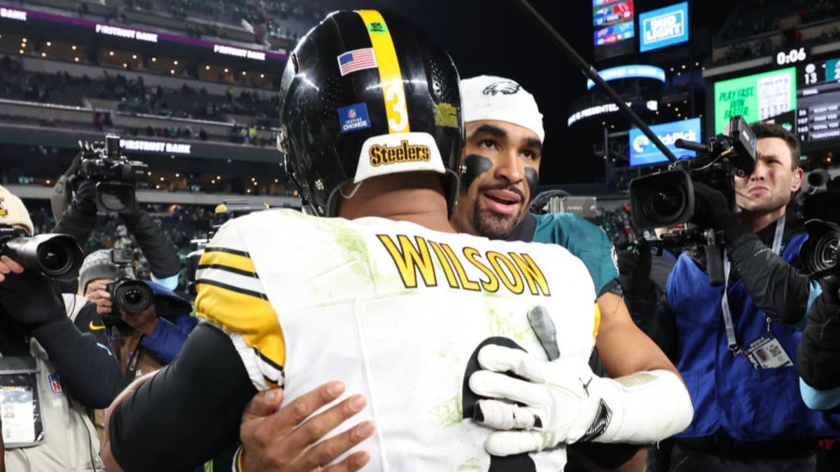 Eagles' Jalen Hurts praises Steelers' Russell Wilson following Battle of Pennsylvania win: 'You paved the way' - CBSSports.com