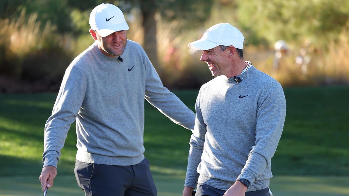 The Showdown golf match: Scottie Scheffler, Rory McIlroy make easy work of Bryson DeChambeau, Brooks Koepka