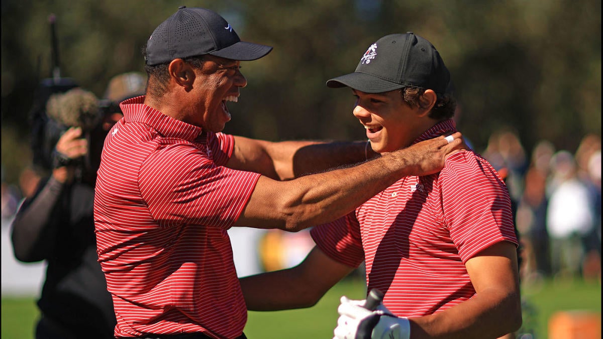 WATCH: Charlie Woods makes first ever hole-in-one at 2024 PNC Championship alongside father Tiger Woods