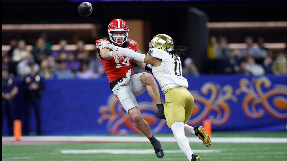 Notre Dame stifles Georgia: Stout defense, mid-game surge vault Irish to College Football Playoff semifinals