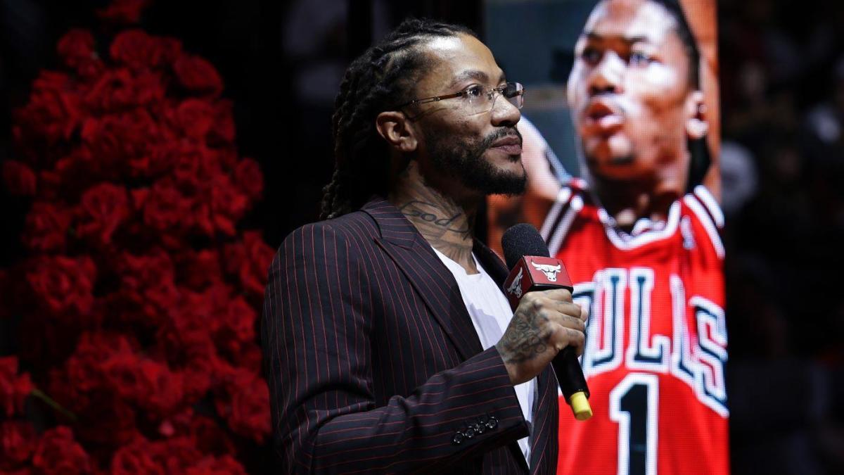 Bulls honor Derrick Rose in emotional halftime ceremony: ‘Thank you, Chicago, for forcing me to be great’