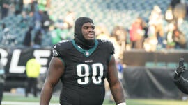 Eagles minicamp: How Peloton helped Jordan Davis overcome conditioning obstacles that plagued him last season