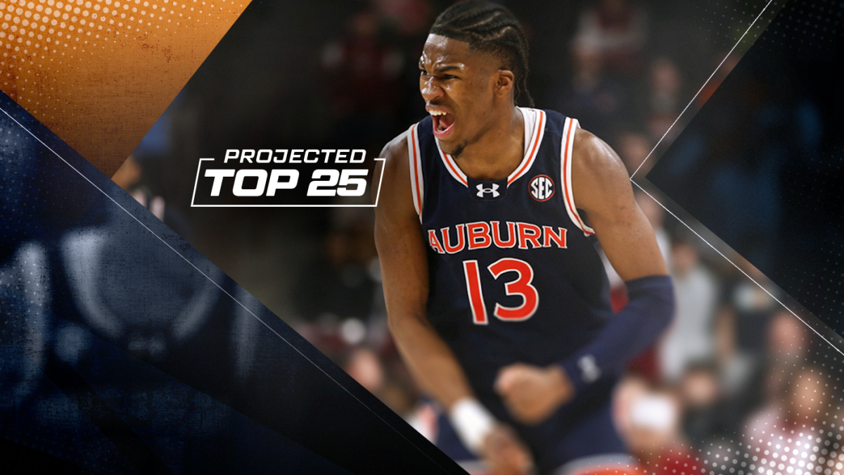 Tomorrow’s Top 25 Today: Auburn takes over No. 1, Tennessee slips in college basketball rankings