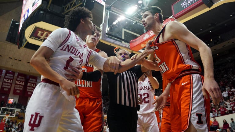NCAA Basketball: Illinois at Indiana