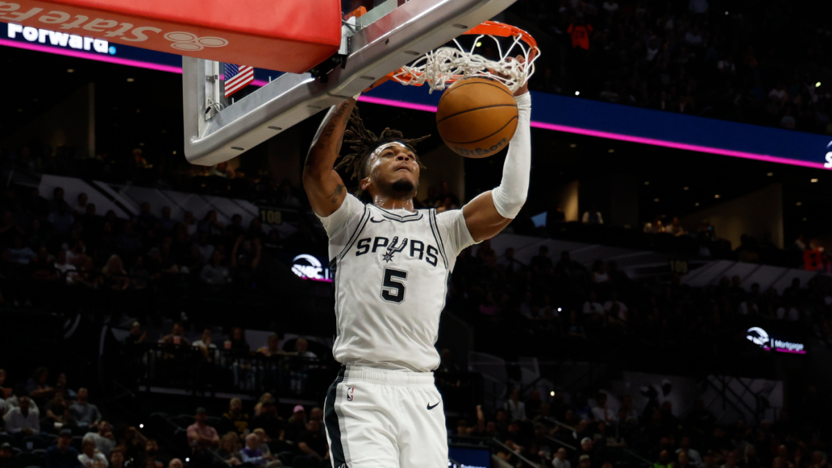 Spurs rookie Stephon Castle, Bulls rookie Matas Buzelis commit to 2025 NBA Slam Dunk Contest, per reports