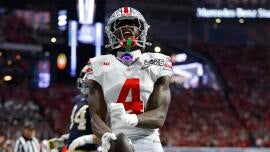 Ohio State's Jeremiah Smith comes up clutch late in national title win as freshman sensation climbs TD lists