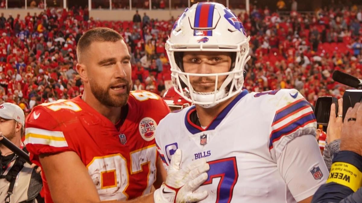 2025 AFC Championship Travis Kelce Admiring Josh Allen's Journey BVM