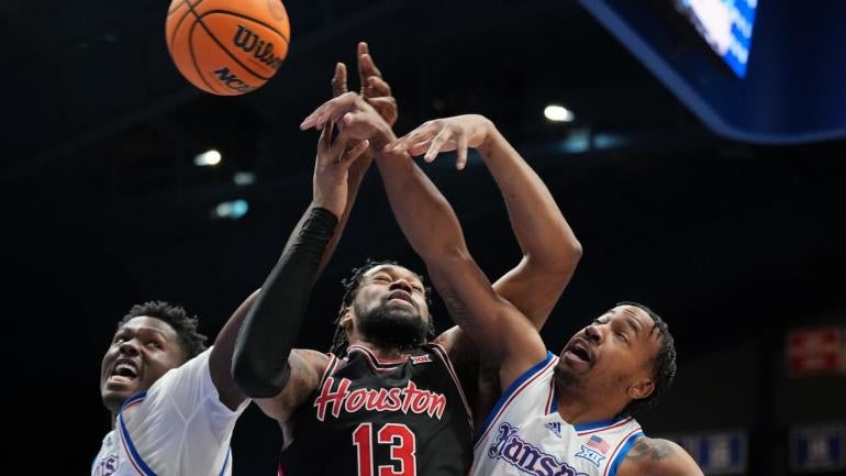 NCAA Basketball: Houston at Kansas