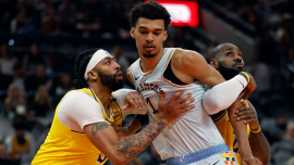 Lakers' Anthony Davis thinks 'narrative is being pushed' for Victor Wembanyama to win NBA's DPOY Award