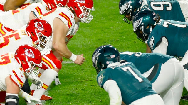 2025 Super Bowl early odds: Chiefs vs. Eagles line has defending champs as  slight favorite for three-peat - CBSSports.com