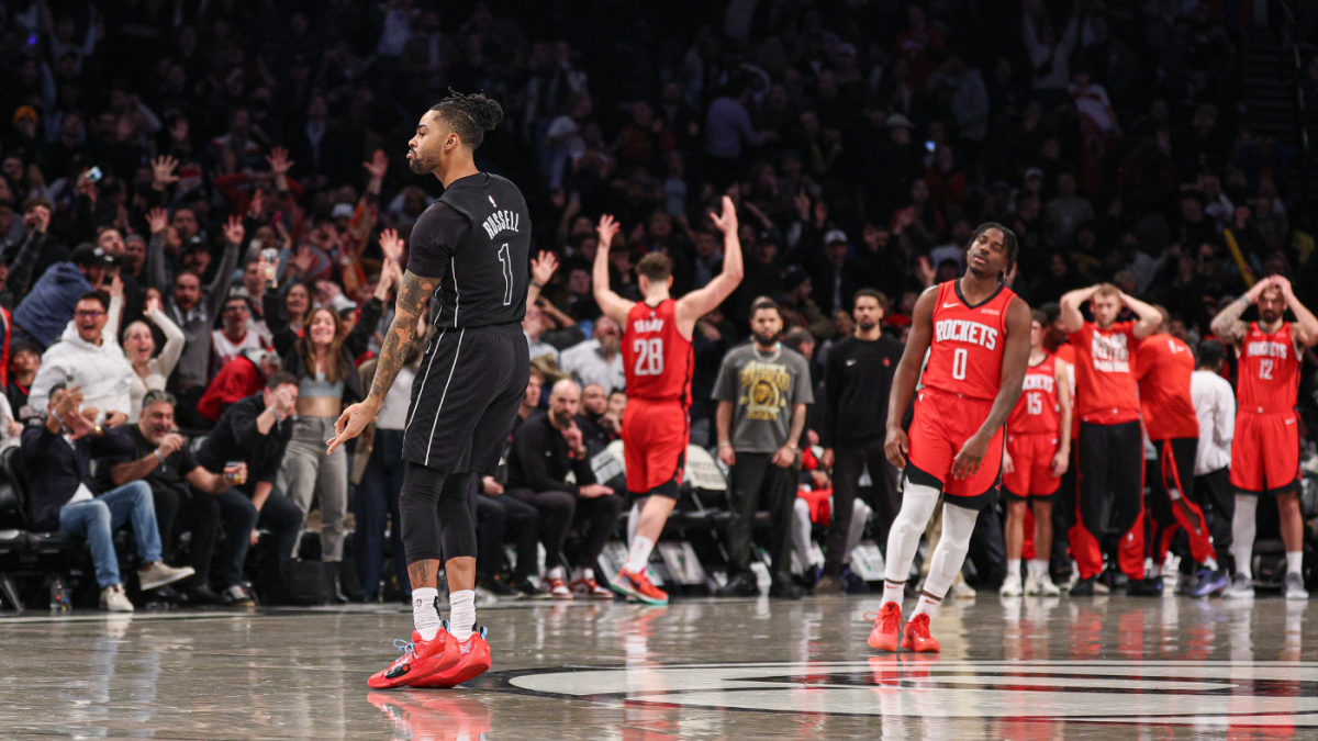 Nets score six points in six seconds to stun Rockets, get revenge on Ime Udoka for 'lower-level team' jab - CBSSports.com