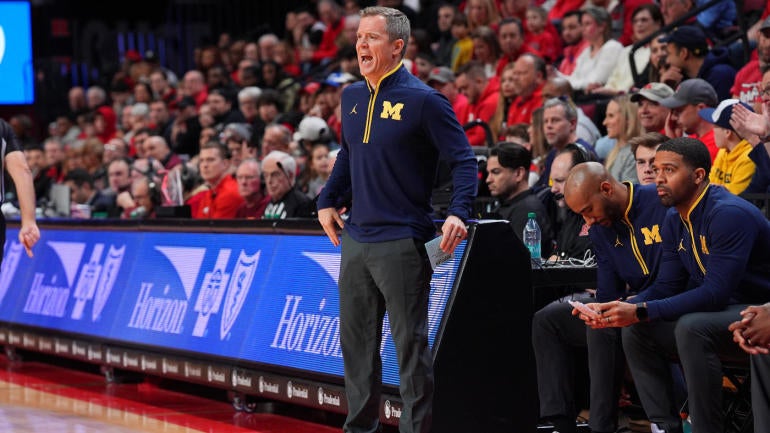COLLEGE BASKETBALL: FEB 01 Michigan at Rutgers