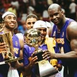 Kobe and Shaq, happy!