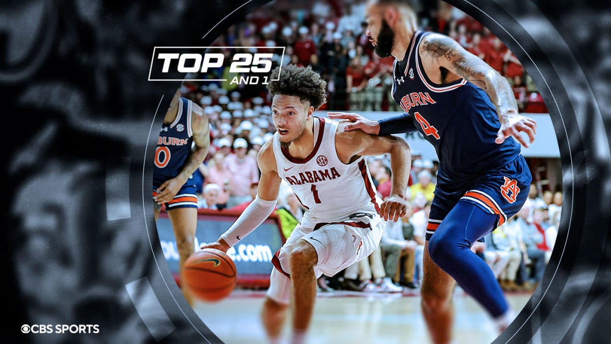 College basketball rankings: Auburn, Alabama meet in 1-2 matchup for first time in basketball or football