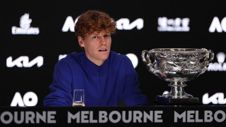 Jannik Sinner Holds Trophy