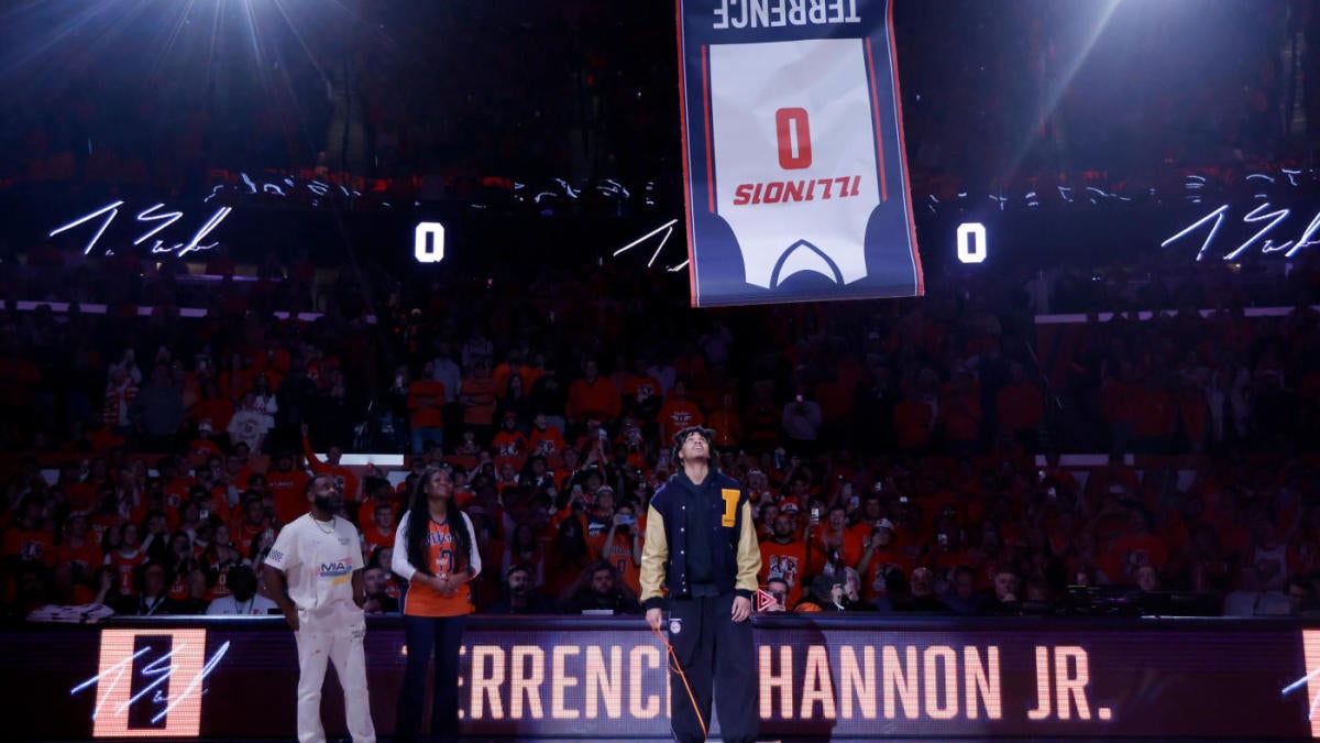 Jersey retirement for former college star turns upside down: Terrence Shannon Jr. smiles off Illinois' mistake - CBSSports.com