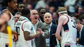 UConn mounts second-half rally to avoid Villanova upset as Dan Hurley says season was 'hanging in the balance'
