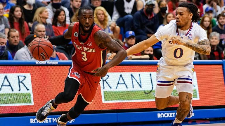 NCAA Basketball: Stony Brook at Kansas