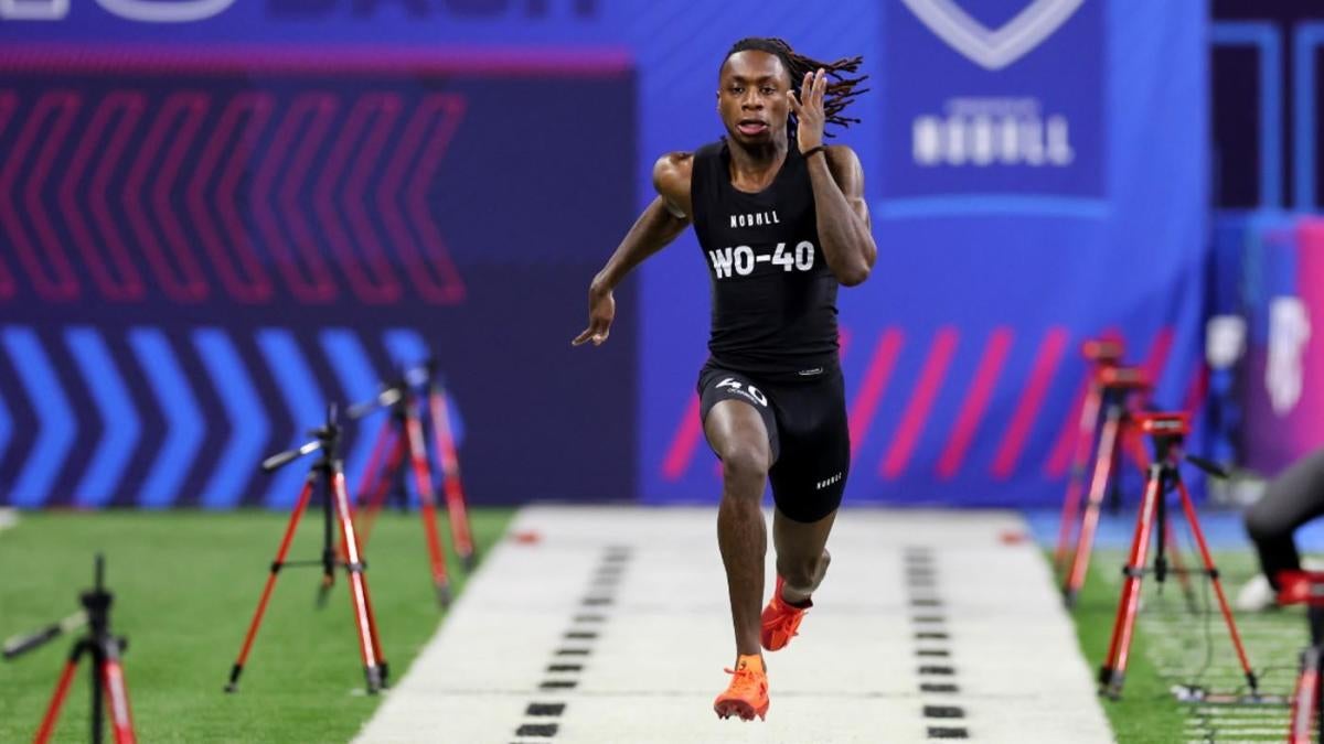 NFL combine 2025: Xavier Worthy claps back at Texas players who said they'd break his 40-yard dash record - CBSSports.com