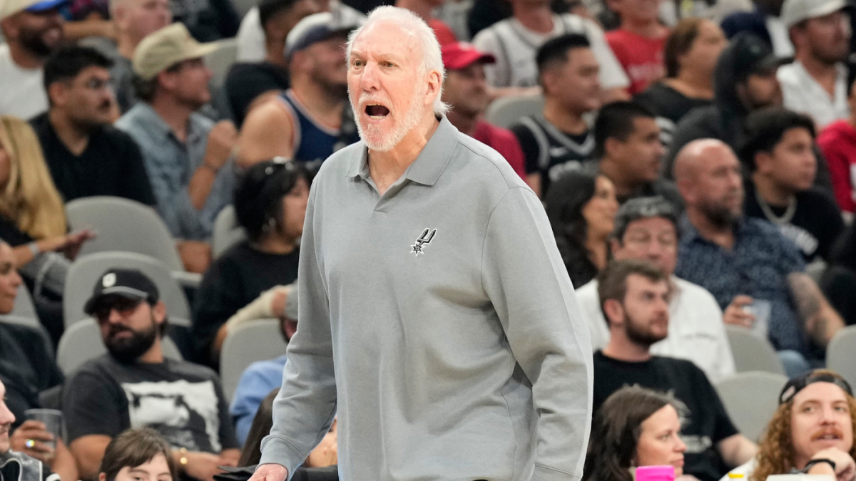 Spurs player says Gregg Popovich 'didn't miss a beat' in first meeting after stroke: 'He was still cussing' - CBSSports.com