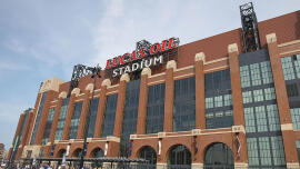 Why Indianapolis' Lucas Oil Stadium is the only football stadium hosting a March Madness Regional in 2025