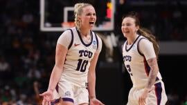 Women's March Madness 2025: Hailey Van Lith takes over as TCU tops Notre Dame to reach first Elite Eight