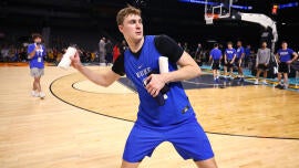 How Friday at the Final Four turned into Cooper Flagg's coronation, a 'regular kid' who is 'OK at basketball'