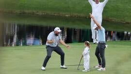 WATCH: Rory McIlroy's 4-year-old daughter, Poppy, drains incredible long putt at Masters Par 3 Contest