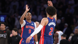 How Pistons' Ausar Thompson, Jalen Duren stepped up in Game 5 win vs. Knicks to keep Detroit's season alive