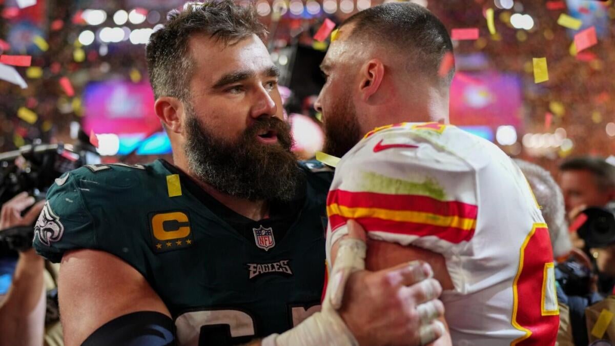Jason Kelce explains why Travis wasn't drafted earlier, gives advice to players like Shedeur Sanders who fell - CBSSports.com