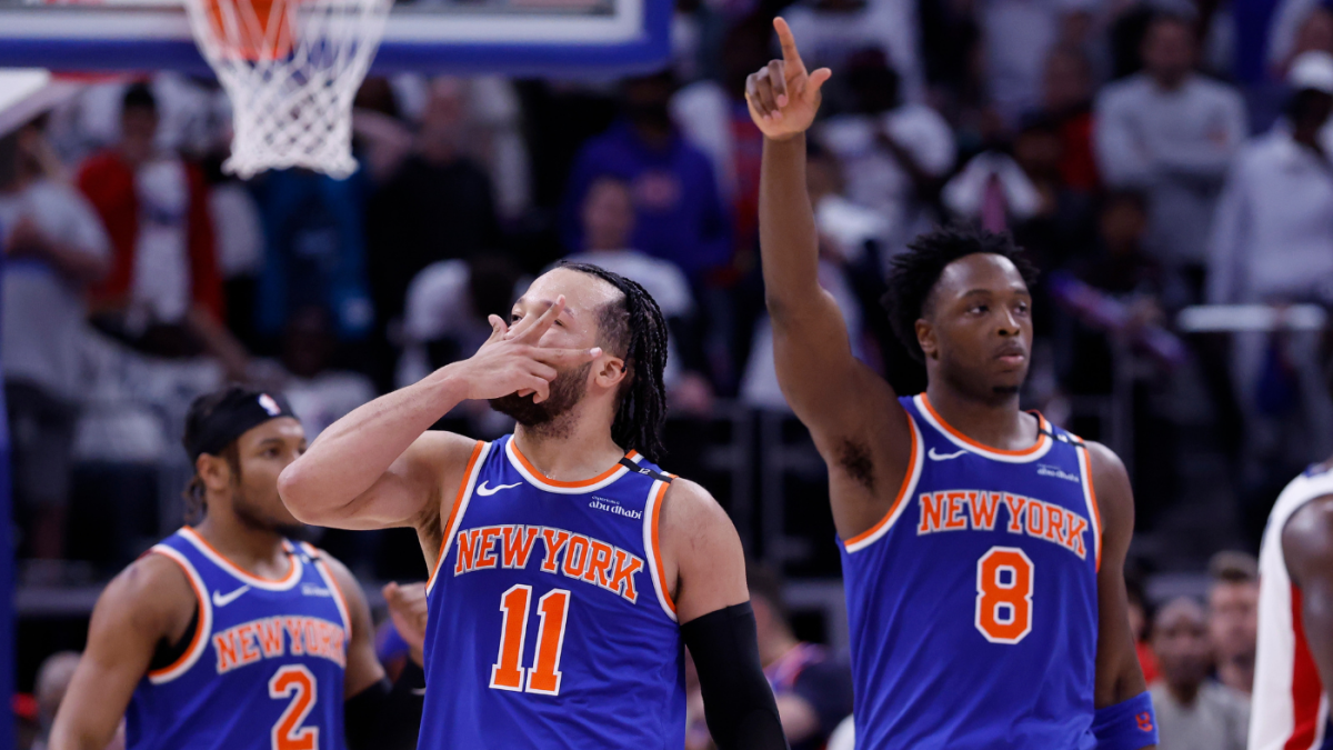 Knicks vs. Pistons results, NBA playoff updates: Jalen Brunson hits clutch 3 as New York closes out series