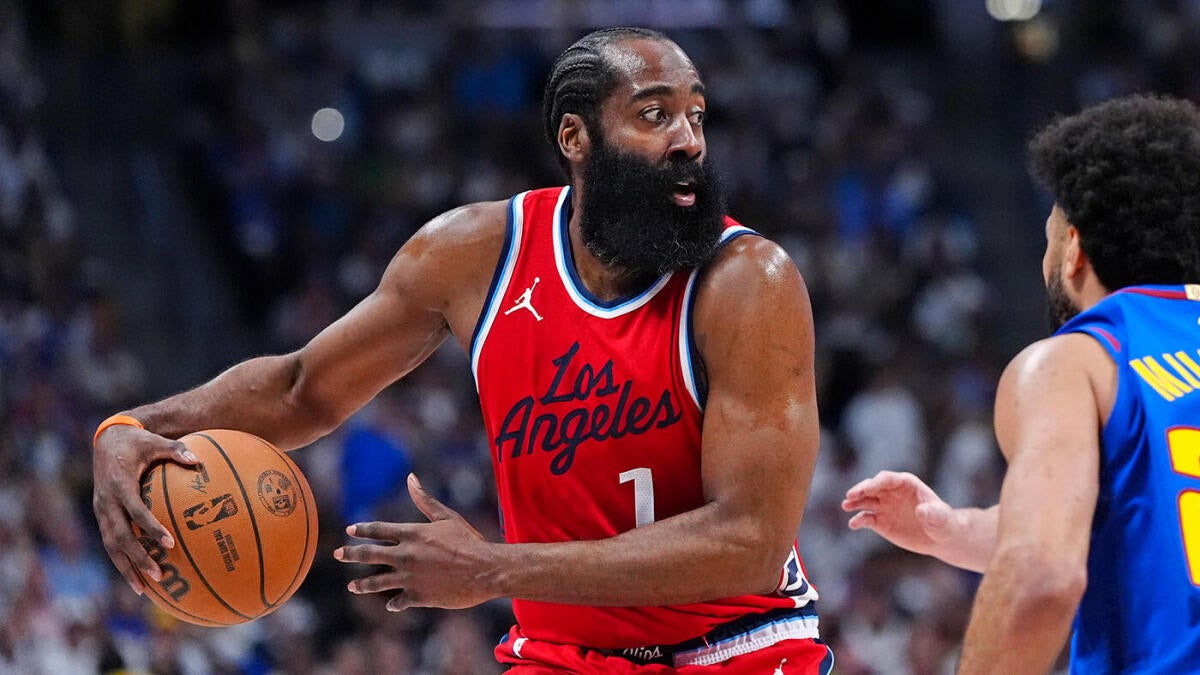 James Harden pulls yet another Game 7 Houdini disappearing act as Clippers are eliminated by Nuggets - CBSSports.com
