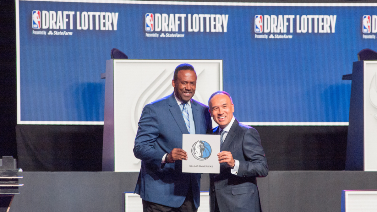 WATCH: Nico Harrison, Mavericks front office react to their improbable 2025 NBA Draft Lottery win