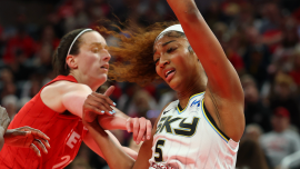 What Fever's Caitlin Clark, Sky's Angel Reese said about flagrant foul in season opener