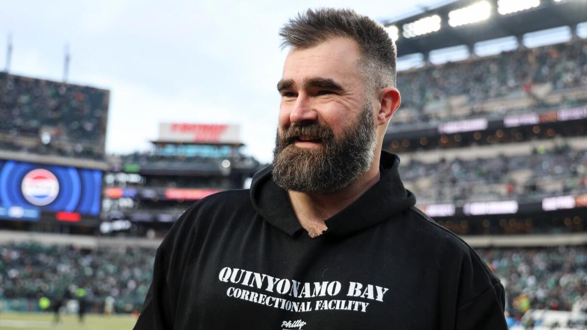 Jason Kelce suggests unique showdown to determine 2028 Olympic flag football team