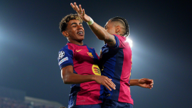 Champions League team of the tournament: Barcelona's Lamine Yamal, Raphinha and PSG's Ousmane Dembele headline