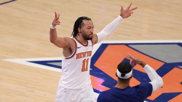 Jalen Brunson em ação pelo New York Knicks.