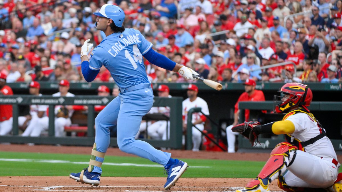 Jac Caglianone debut: Slugging Royals rookie shows promise despite going hitless in first MLB appearance