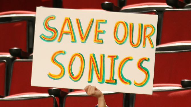 Фаны Сиэтла пытались сохранить свою команду НБА в 2007 году.