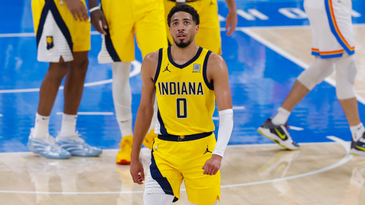 Tyrese Haliburton 'not 100%' with calf injury in rough game, but Pacers star intends to play NBA Finals Game 6 - CBSSports.com