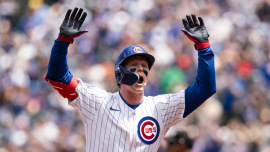 Pete Crow-Armstrong becomes first MLB player to reach 20-20 this season hits Sammy SOSA for a record for cubs