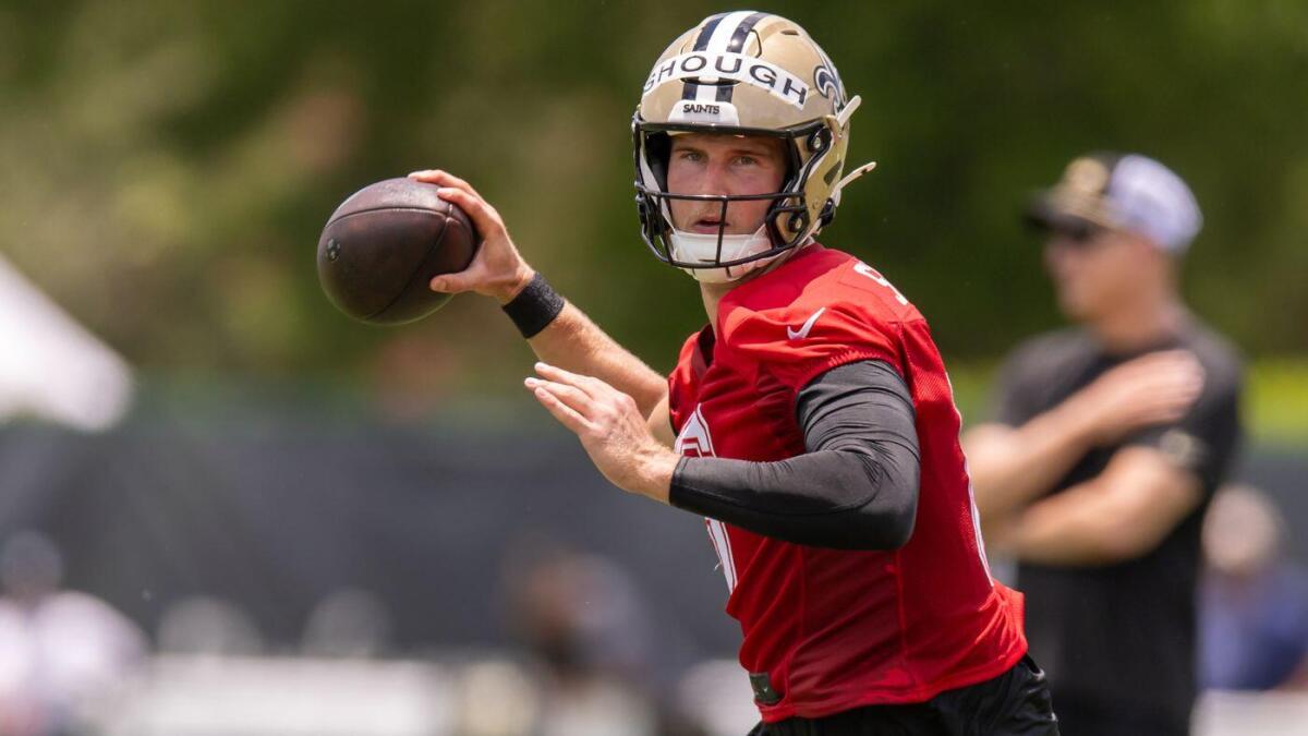 Saints rookie QB Tyler Shough on pressure of potentially being QB1: 'You're not going to faze me' Saints rookie QB Tyler Shough on pressure of potentially being QB1: 'You're not going to faze me'